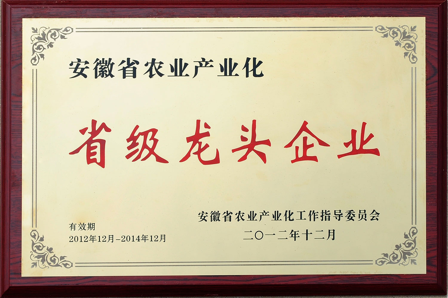 省级龙头企业