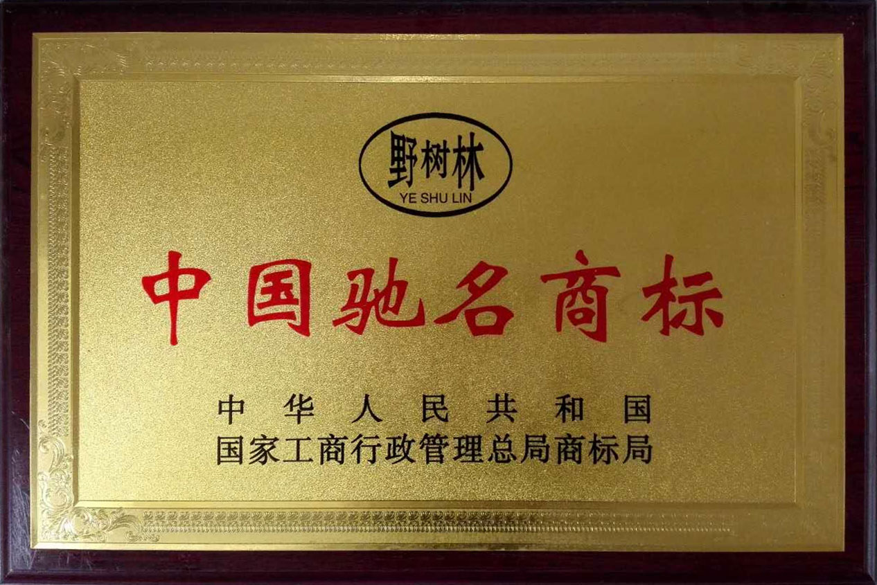 中国驰名商标